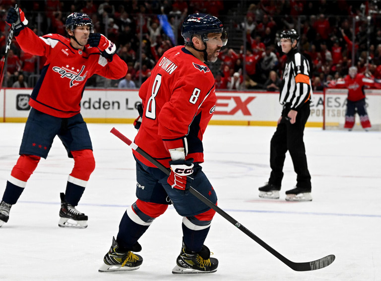 Овечкин до 25 шайб сократил отставание от Гретцки!