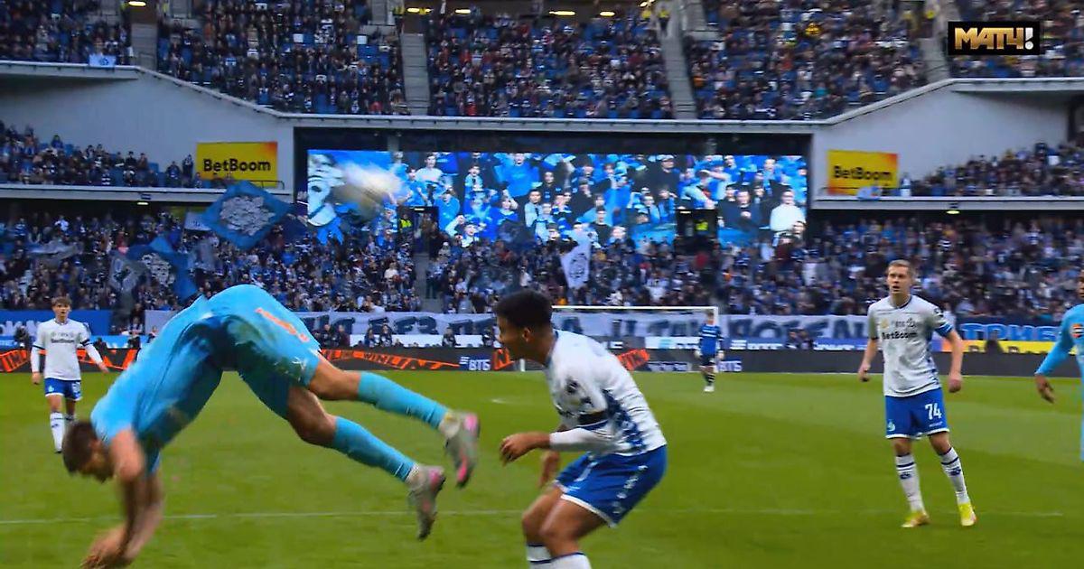 Нападающий «Зенита» Соболев - о нестандартном падении в штрафной